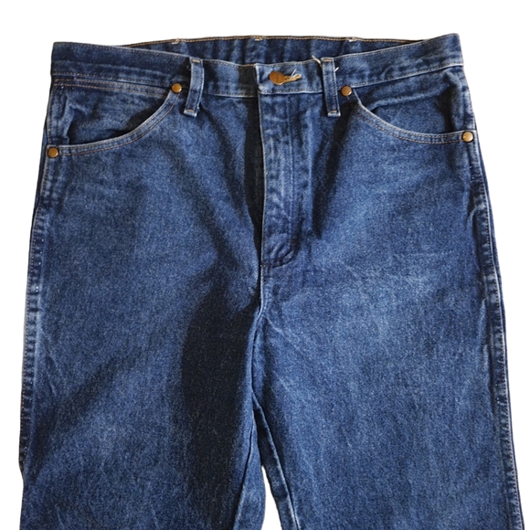 Men's Wrangler 936Den Cowboy Cut Slim Fit Denim Jeans - Picture 4 of 6